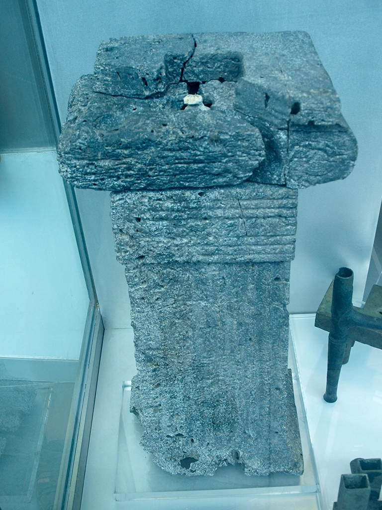 The Bajo de la Campana Phoenician period shipwreck c 600 BC - Altar recovered from Bajo de la Campana
